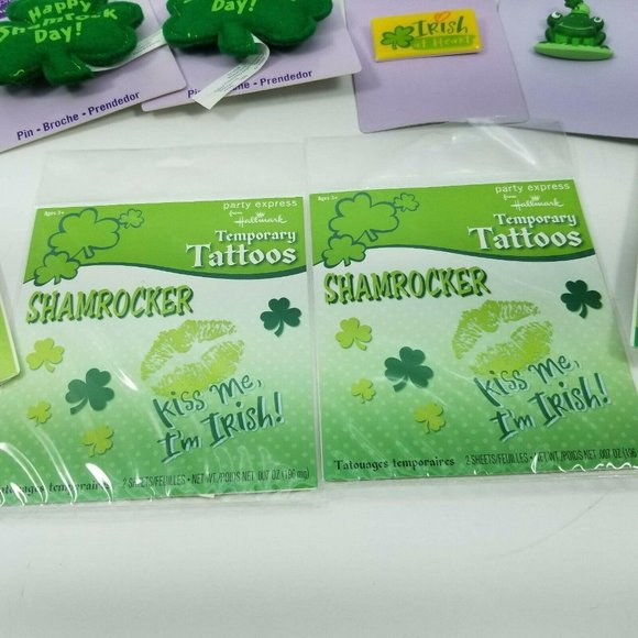 Hallmark St Patricks Pin Snoopy Stickers - Picture 3 of 8